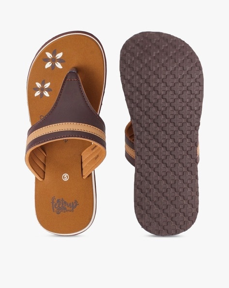 Tan flip flops new arrivals