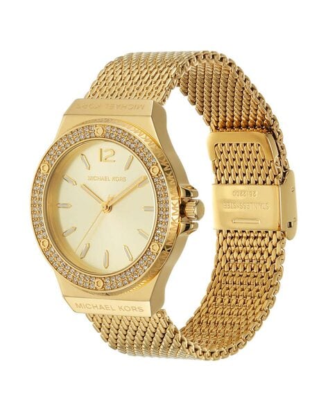 Buy Michael Kors MK7335 Lennox Analogue Watch | Gold-Toned Color