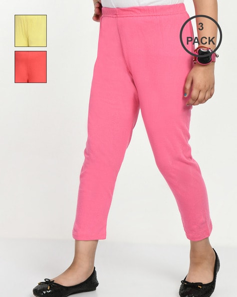 Buy Multicoloured Trousers & Pants for Girls by INDIWEAVES Online