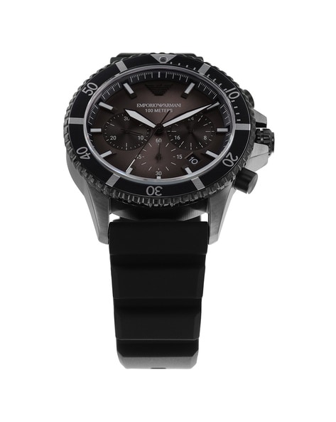 LUXE Black EMPORIO AR11515 | Buy AJIO Men Color Multifunction ARMANI Watch Water-Resistant |