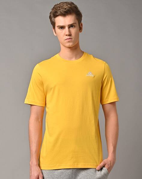ADIDAS Regular Fit IC9294 Brand Embroidered Crew-Neck T-Shirt