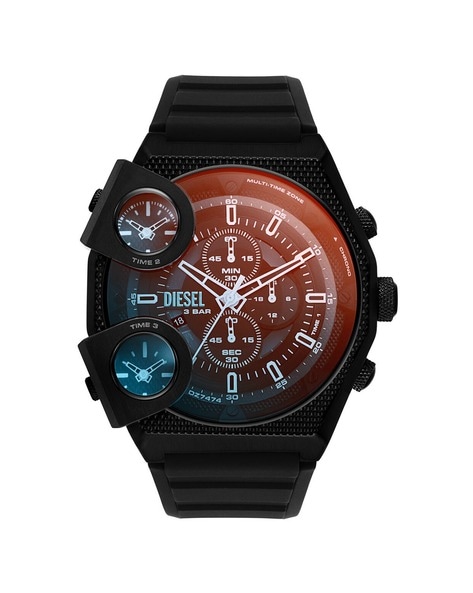 Buy DIESEL Mega Chief Chronograph Watch-DZ4338 | Black Color Men | AJIO LUXE