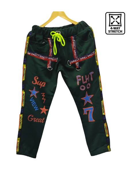 FASHION GRAB Mid-Wash Jogger Jeans