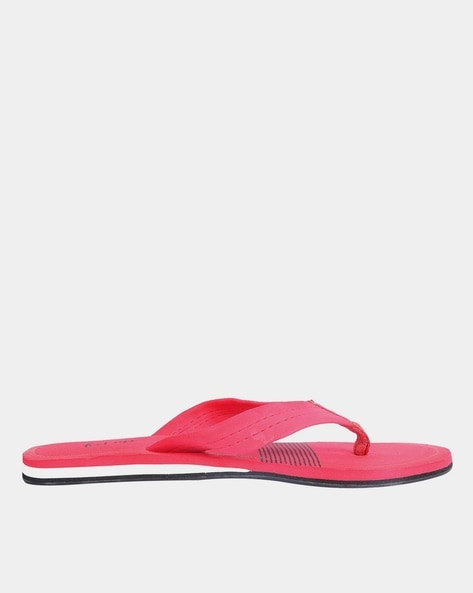 Buy Red Flip Flop & Slippers for Men by FEET UP Online