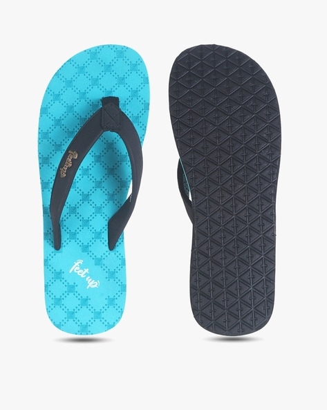 Buy Green Flip Flop Slippers for Women by FEET UP Online Ajio