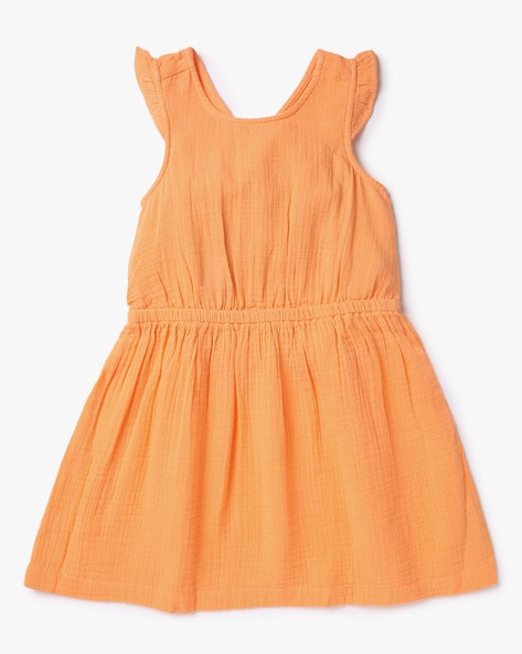 Gap orange hot sale dress