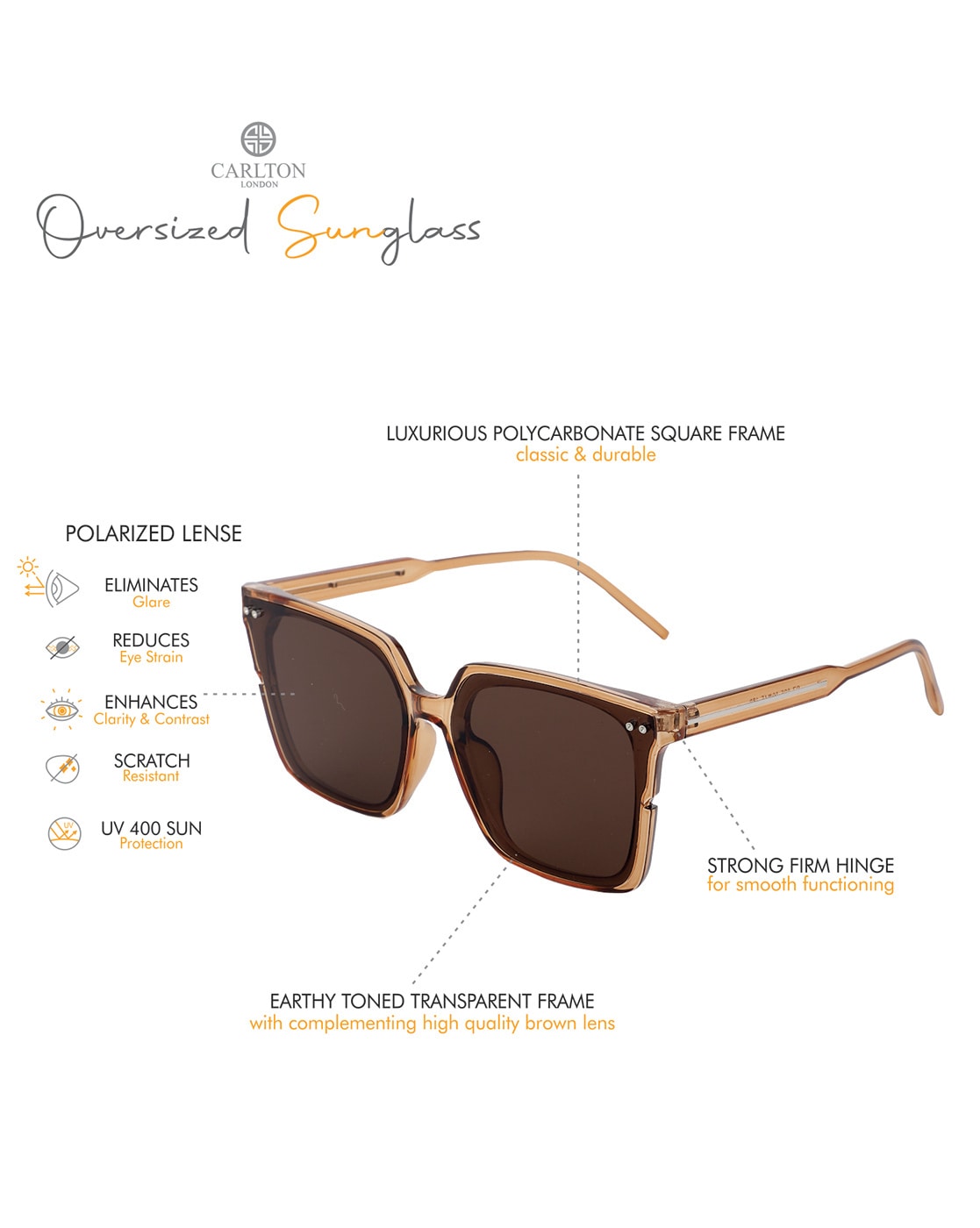 Buy Metal Bridge Round Preppy Sunglasses - Accessorize India