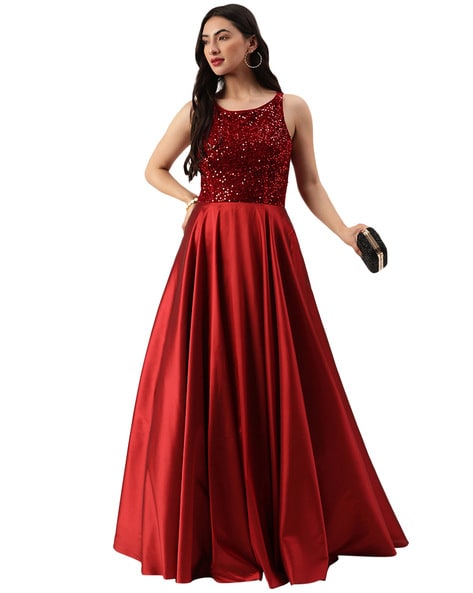 fcity.in - Party And Function Wear Gown Dress / Princess Stylish Ethnic  Gowns