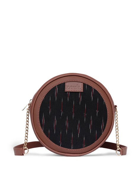 Printed Round Sling Bag1