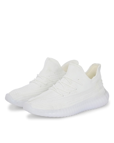 White Men Adidas Yeezy Boost 350 Shoes