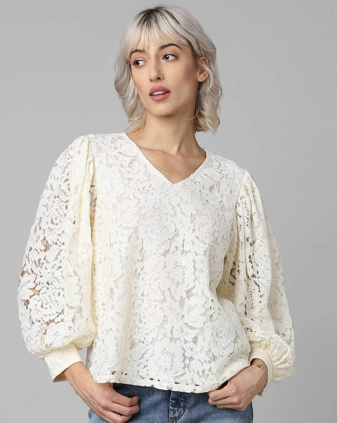 sheller BLOOM cotton lace tops 完売 OTHER TOPS – shéller / シェリエ