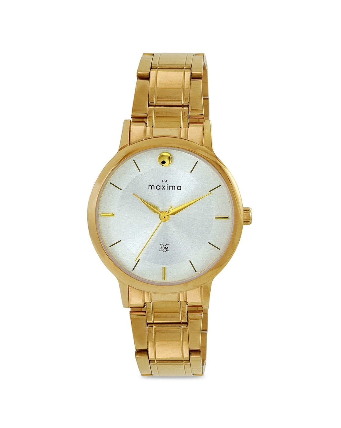 Buy Maxima Analog Blue Dial Gold Strap Watch For Women (O-64263BMLY) Online  at Best Prices in India - JioMart.