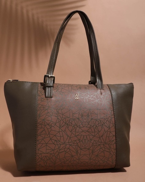 BAGGIT Women's PVC Leather Solid Handbag