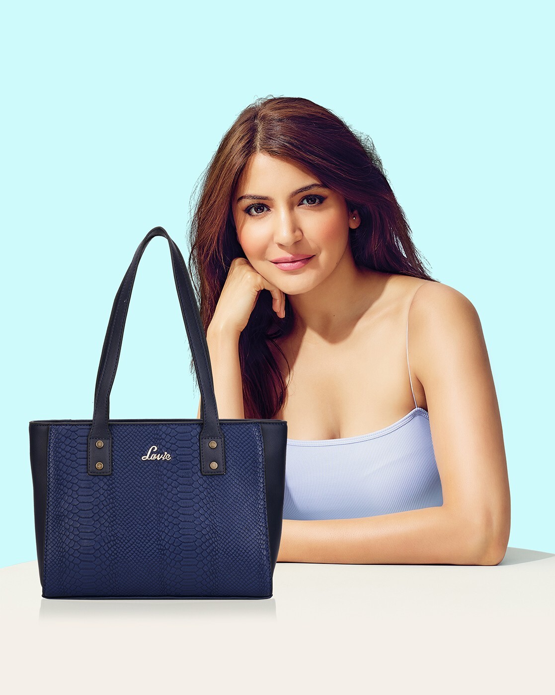 Buy Lavie Beige Solid Large Handbag Online At Best Price @ Tata CLiQ