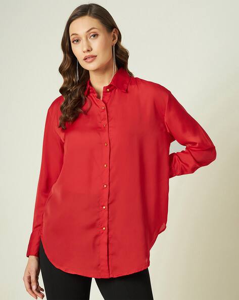 Buy Red Shirts for Women by J&H JUNE HARRY Online