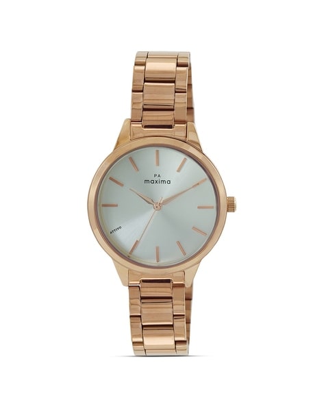 Maxima rose gold on sale watches for womens