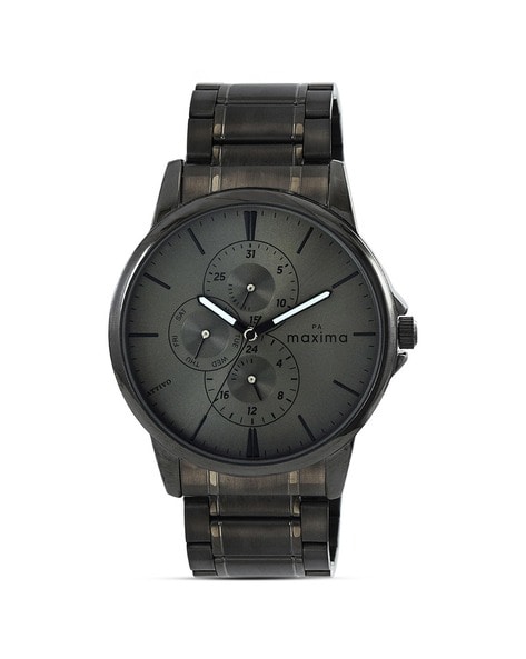 Maxima Collection Silver Black Watch - Buy Maxima Collection Silver Black  Watch online in India