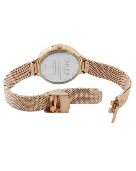 Maxima rose gold on sale watches