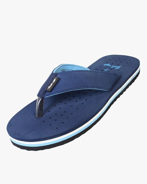 Thong Strap Flip Flops with Perforations