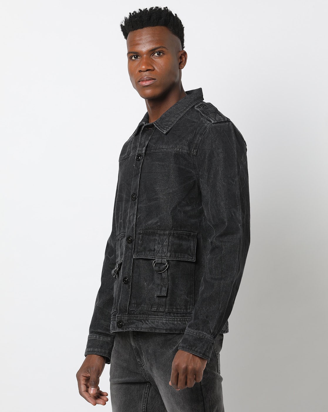 Buy Black Jackets & Coats for Men by LEE COOPER Online | Ajio.com