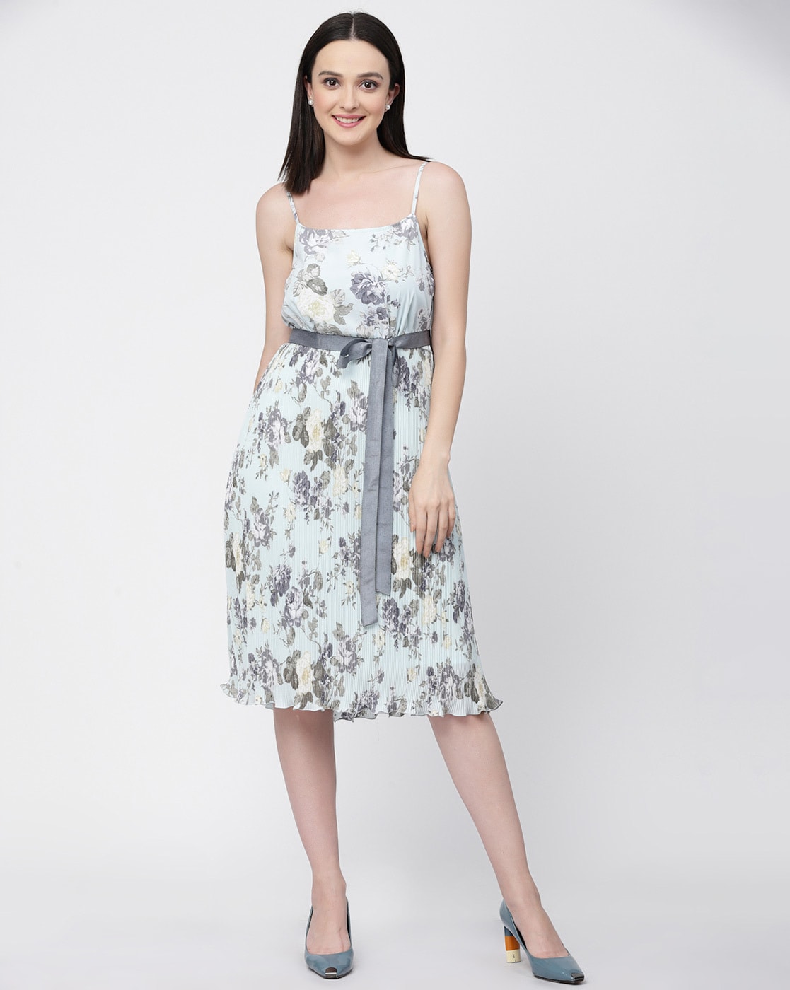 Buy Blue Dresses for Women by Janasya Online | Ajio.com