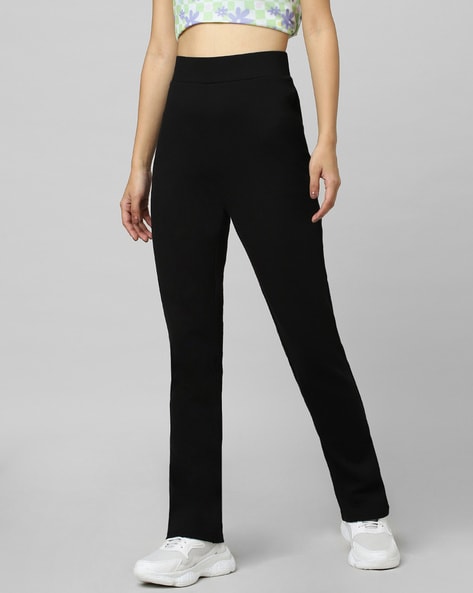 Buy Black Trousers & Pants for Women by KOTTY Online | Ajio.com-saigonsouth.com.vn