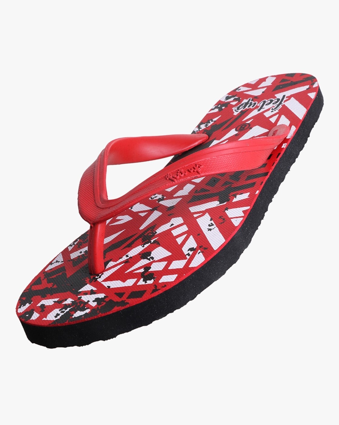 Buy Red Flip Flop & Slippers for Men by FEET UP Online