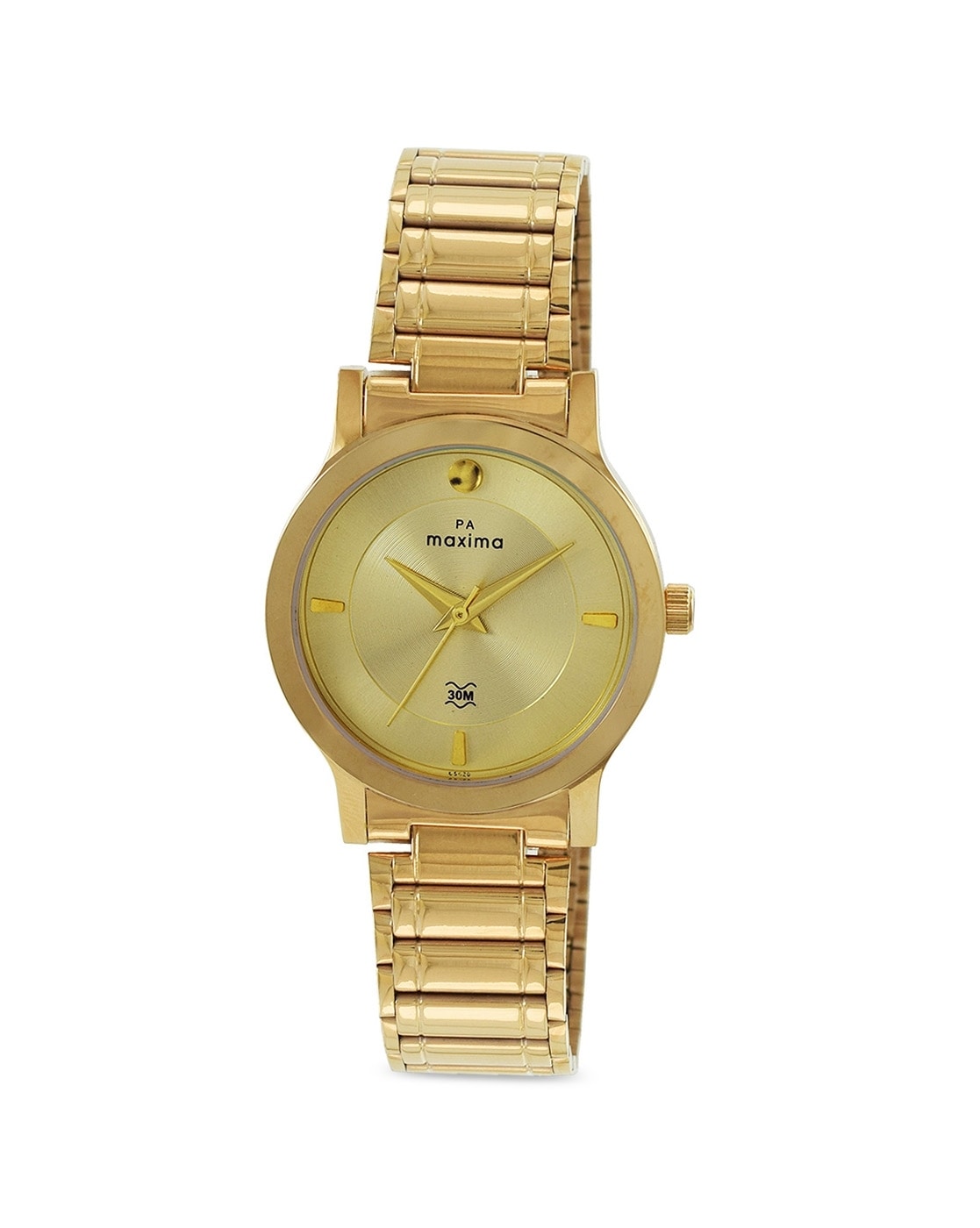 Buy PA Maxima Attivo Analog Watch for Men in Gold Dial Color Online