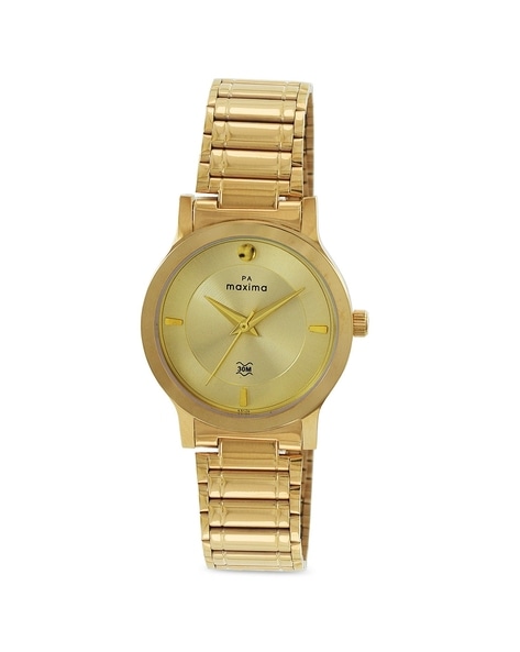 Buy Gold Toned Watches for Women by Pa Maxima Online Ajio