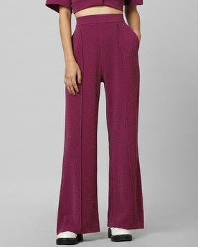 Buy Pink Trousers & Pants for Women by Marks & Spencer Online