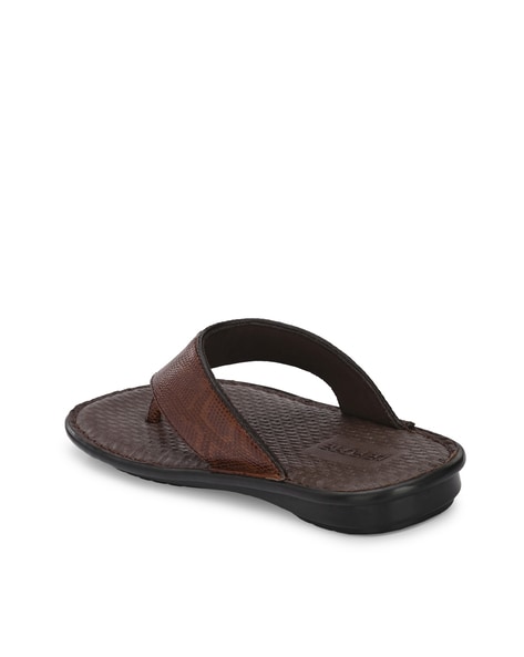 Buy Brown Flip Flop Slippers for Men by LEFORE Online Ajio