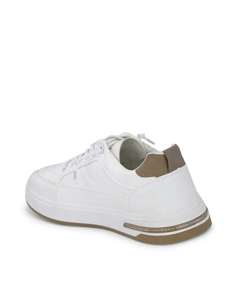 Wit beige outlet sneakers