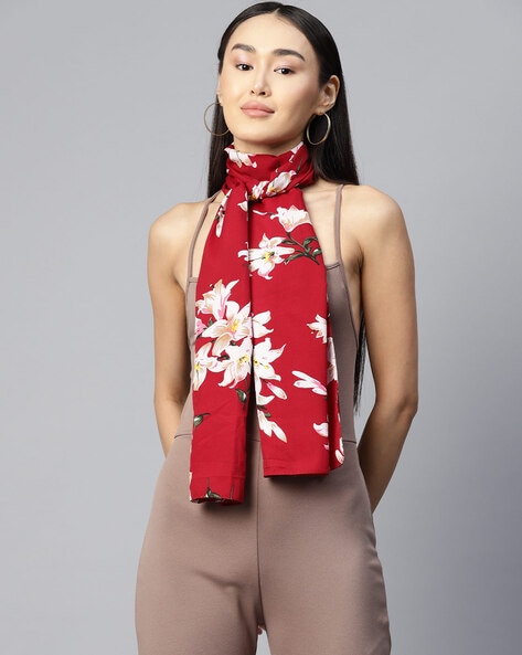 Abstract Print Scarf Price in India
