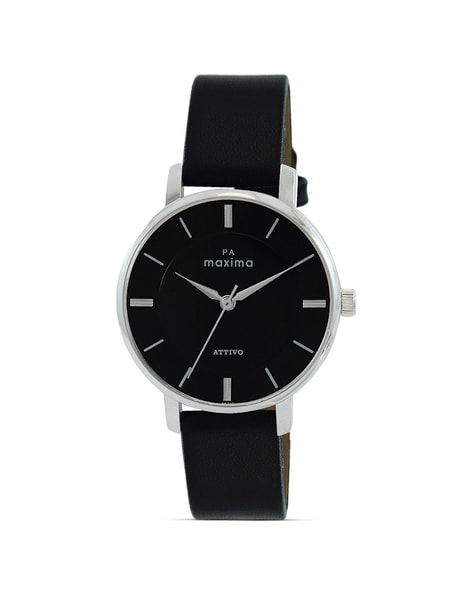 Maxima watch leather belt sale