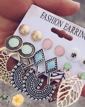 Earrings  Buy Designer Earrings for Women  Girls Online in India  Indya