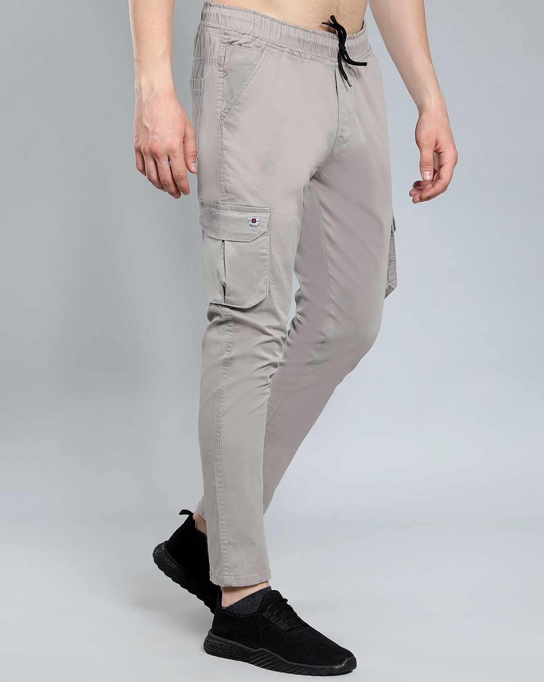 Roadster Trousers & Lowers sale - discounted price | FASHIOLA INDIA