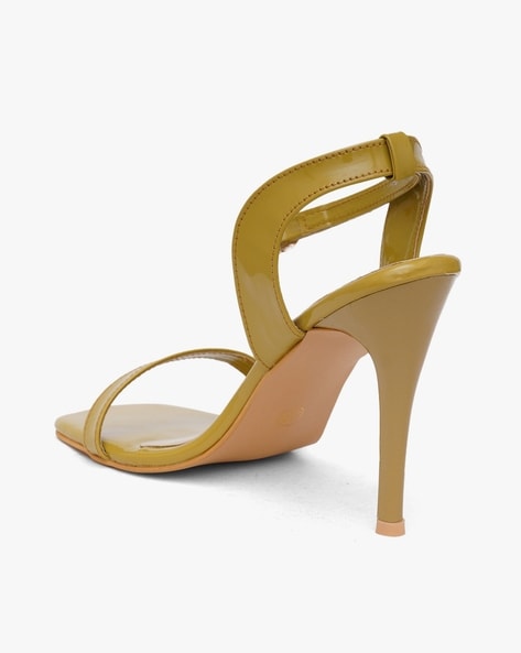 Neon yellow sandals discount heels