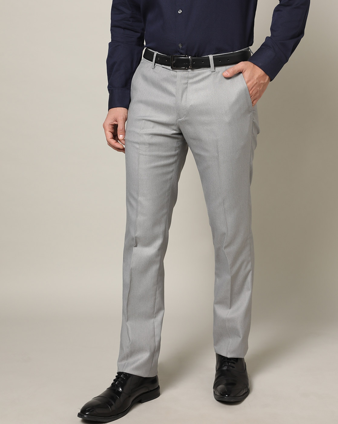 Arrow Newyork Formal Trousers  Buy Arrow Newyork Men Light Blue Jackson  Super Slim Fit Smart Flex Formal Trousers Online  Nykaa Fashion
