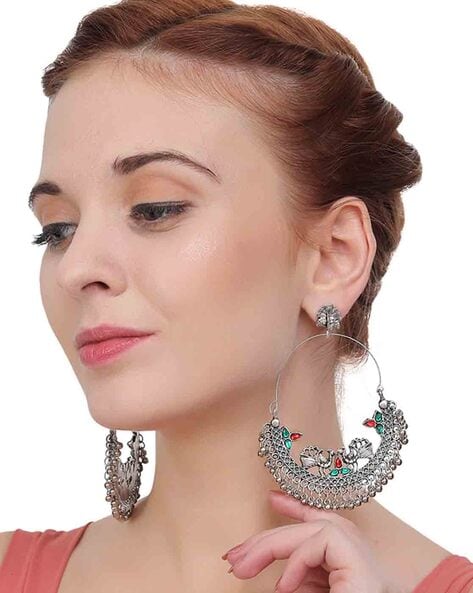 Red Beads Earrings for Casual and Ethnic wear - Beatnik