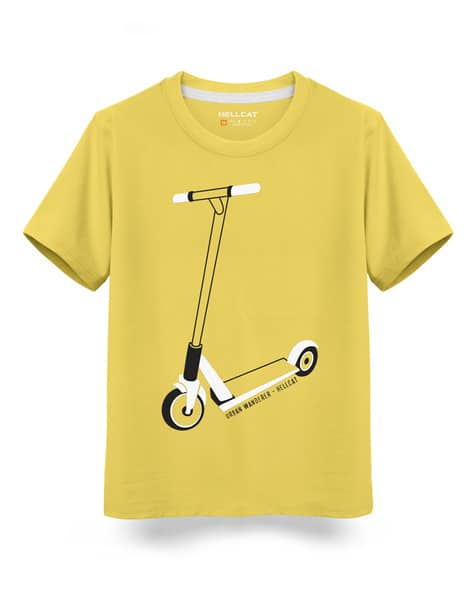 Hellcat Typographic Print Crew-Neck T-Shirt