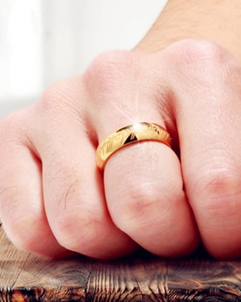 Gold Meteorite Ring | Gold Romeo & Juliet | Madera Bands