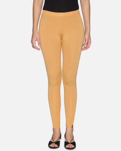 Buy Peach Leggings for Women by Twin Birds Online