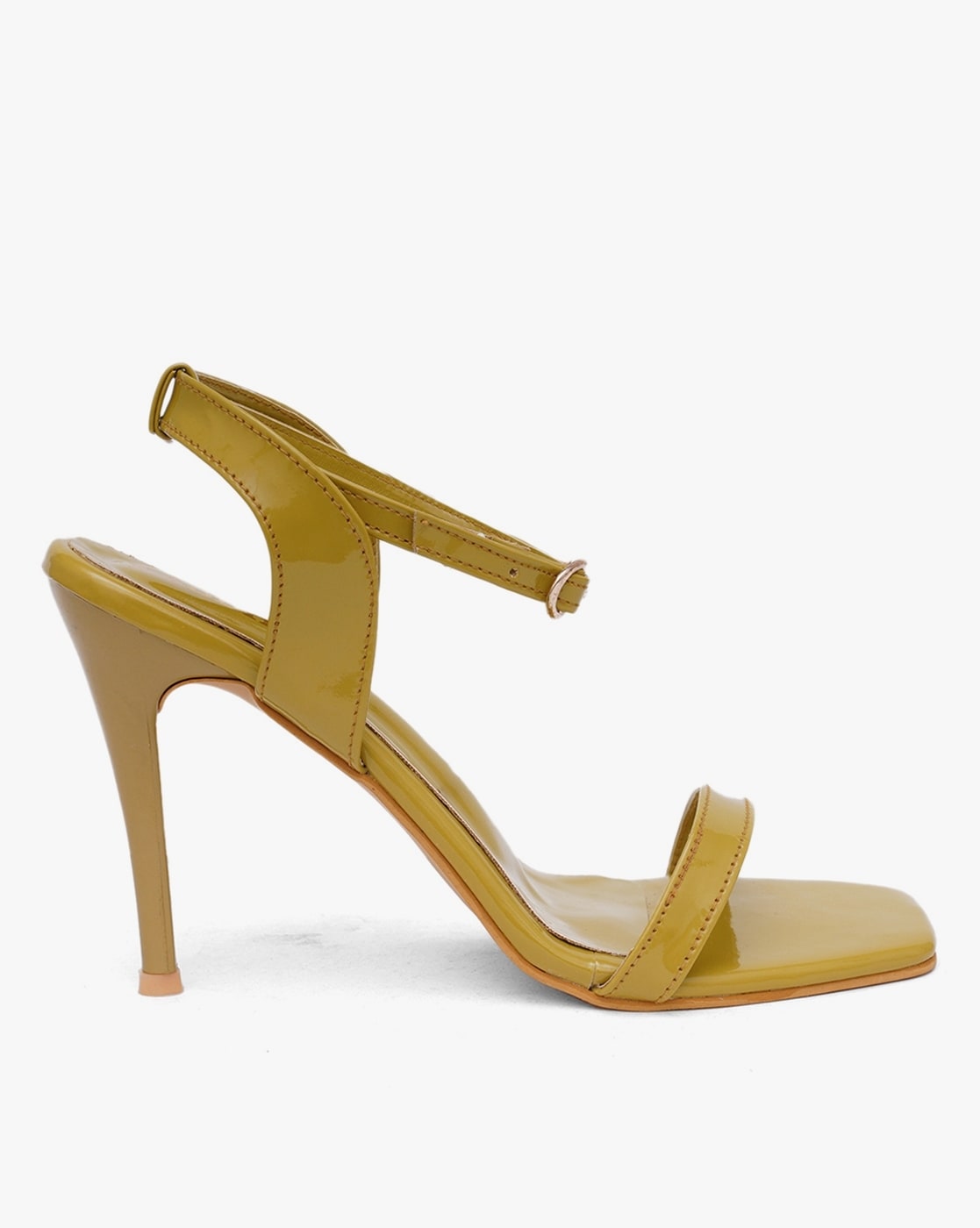 Neon yellow 2025 sandals heels