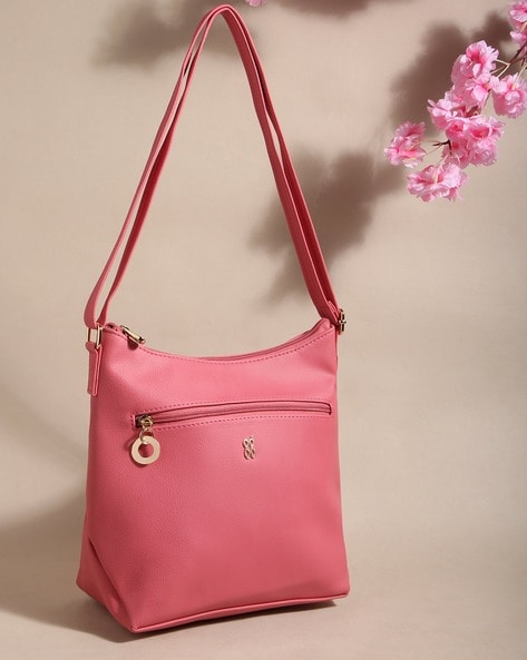 Baggit pink best sale sling bag