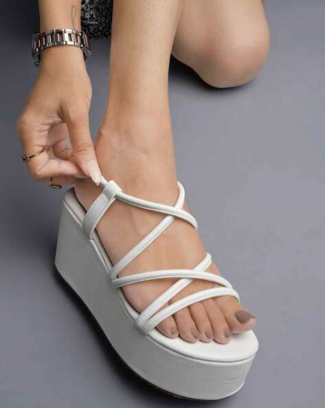 Open toe 2025 platform sandal