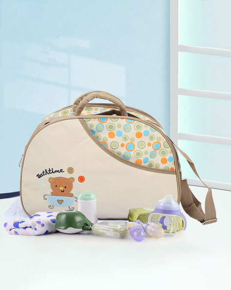 Backpack Diaper Bag Polka-Brown | Online | Nappy Bag | Titapu