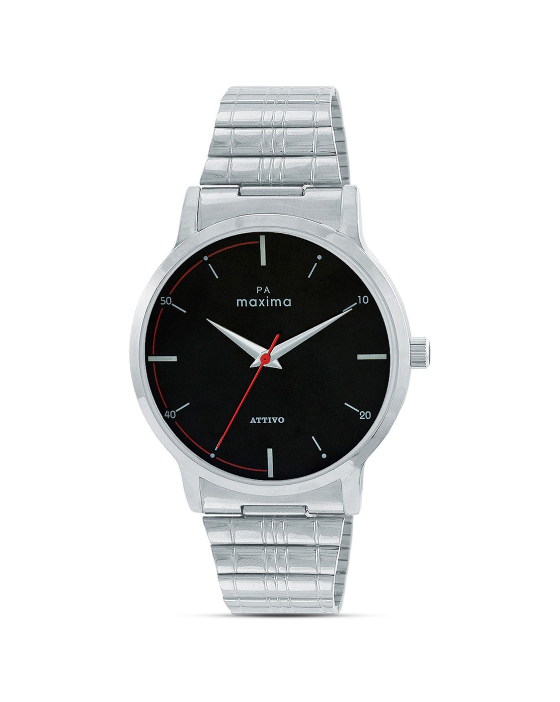 Invella Genuine Leather Watch Strap For Maxima Max Pro X2 Smartwatch  (Black) | Invella