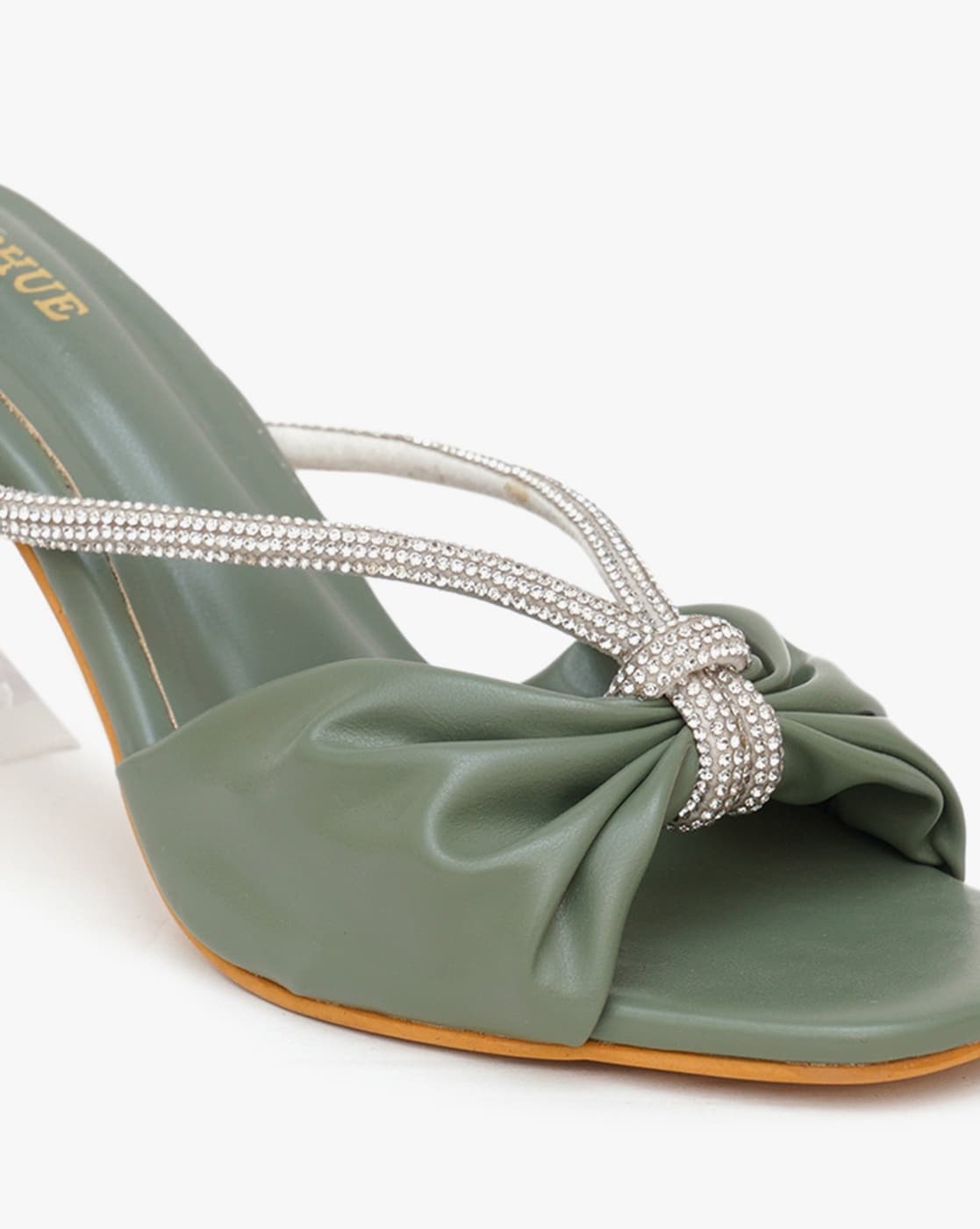 OLIVIA Green heels for women | OLIVIA Green high heels - VHNY