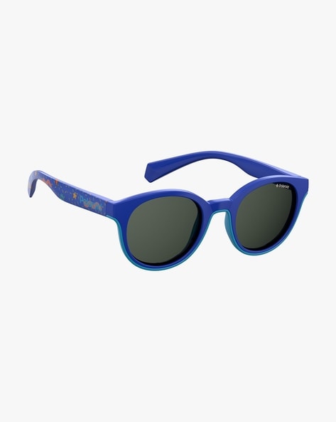 Polaroid Kids 8001/S Unisex Polarized Sunglasses Blue White Orange 48mm 4  Option - Speert International