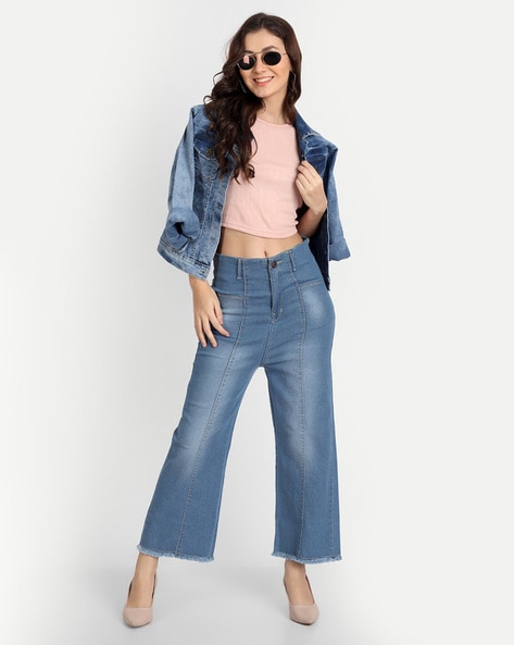 Buy Blue Jeans & Jeggings for Women by ANGELFAB Online